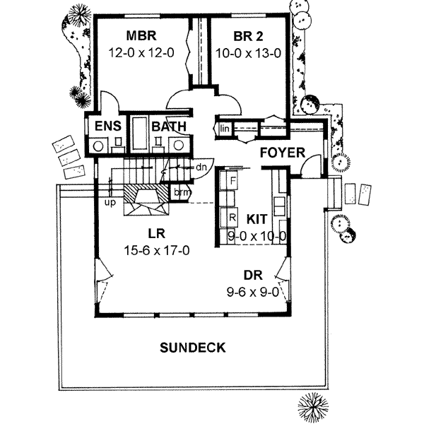 Modern Floor Plan - Main Floor Plan #126-103