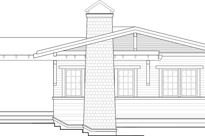 Dream House Plan - Exterior - Front Elevation 5 for Craftsman House Plan #895-94 - 2 bed, 2 bath
