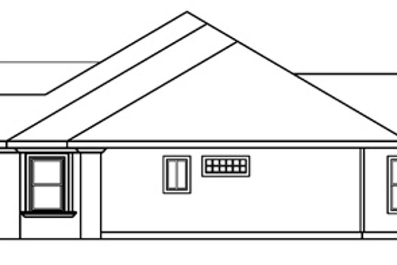 Home Plan - Exterior - Other Elevation 1 for Mediterranean House Plan #124-466 - 5 bed, 3 bath