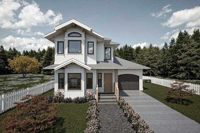 Country Style House Plan - 2 Beds 2.5 Baths 1765 Sq/Ft Plan #1101-46 Exterior