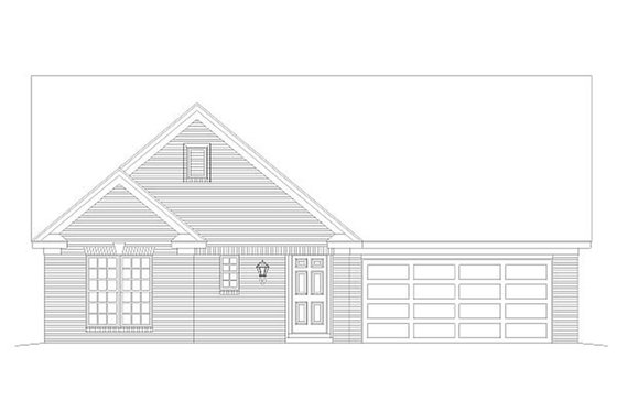 Exterior - Front Elevation 3 for Traditional House Plan #329-213 - 3 bed, 3 bath