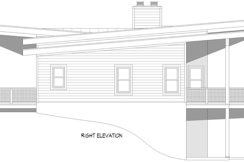 Dream House Plan - Exterior - Other Elevation 4 for Country House Plan #932-1135 - 2 bed, 2.5 bath