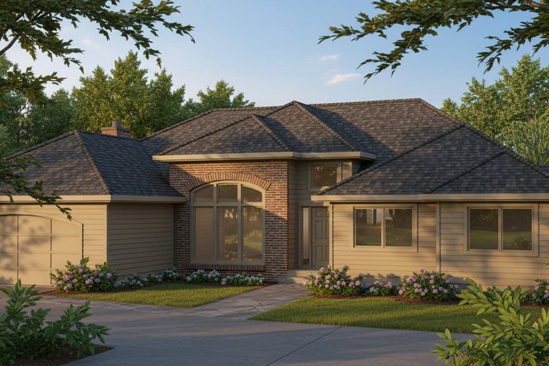 Dream House Plan - Traditional Exterior - Front Elevation Plan #89-101