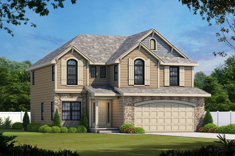 Home Plan - Bungalow Exterior - Front Elevation Plan #20-1770