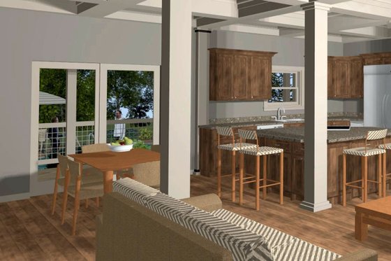 Interior - Dining Room for Craftsman House Plan #56-710 - 4 bed, 3 bath