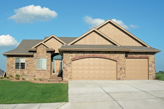 European designed home, elevation