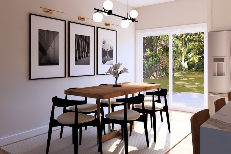 Home Plan - Interior - Dining Room for Barndominium House Plan #1064-334 - 3 bed, 2 bath