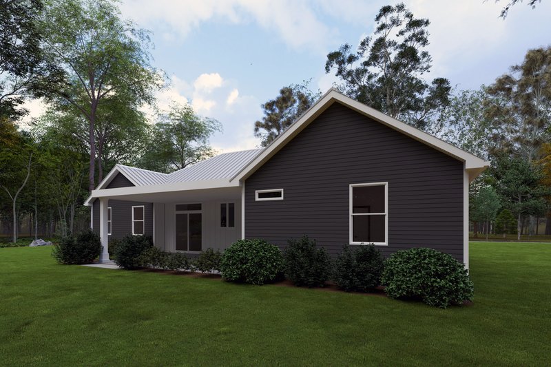 House Design - Exterior - Rear Elevation for Farmhouse House Plan #1111-4 - 3 bed, 2.5 bath