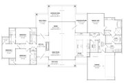 Modern Style House Plan - 4 Beds 3.5 Baths 2897 Sq/Ft Plan #1096-59 