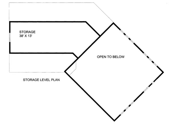 Barndominium Floor Plan - Upper Floor Plan #117-1064