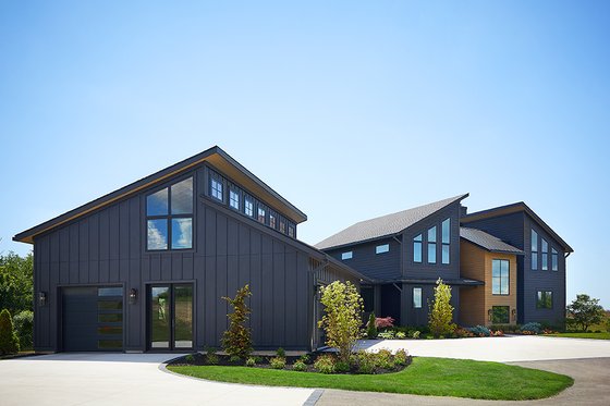 Exterior - Front Elevation 4 for Contemporary House Plan #928-372 - 4 bed, 3.5 bath