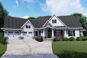 Home Plan - Farmhouse Exterior - Front Elevation Plan #120-255