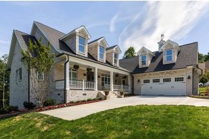 Exterior - Front Elevation 3 for Country House Plan #927-942 - 4 bed, 3.5 bath