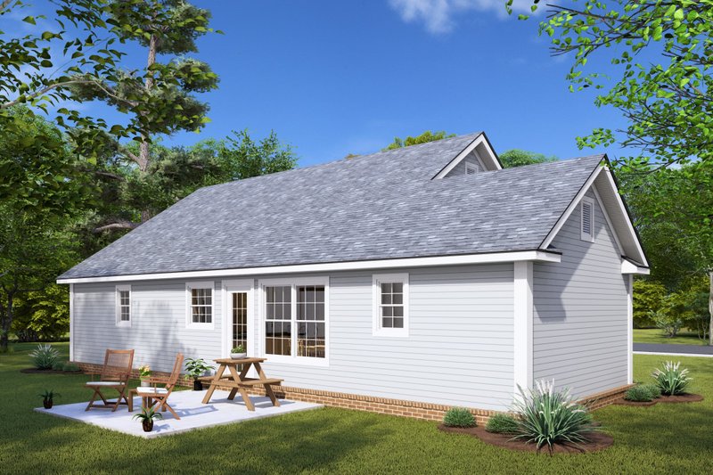 Dream House Plan - Exterior - Other Elevation 1 for Traditional House Plan #513-2053 - 2 bed, 2 bath