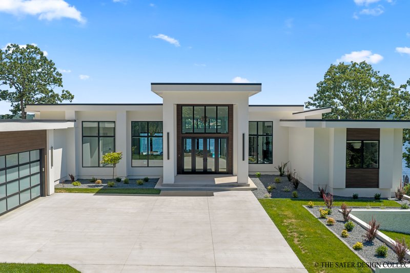 Architectural House Design - Exterior - Front Elevation 5 for Contemporary House Plan #930-546 - 3 bed, 3.5 bath