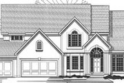 Traditional Style House Plan - 4 Beds 3.5 Baths 3588 Sq/Ft Plan #67-606 