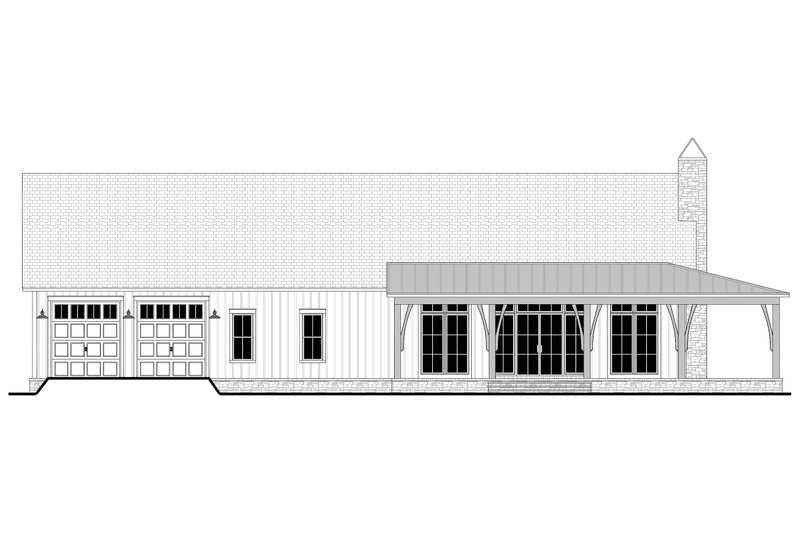 Dream House Plan - Exterior - Front Elevation 8 for Barndominium House Plan #430-355 - 3 bed, 2.5 bath