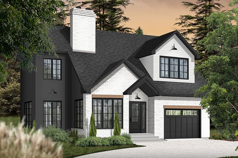 Home Plan - European Exterior - Front Elevation Plan #23-860