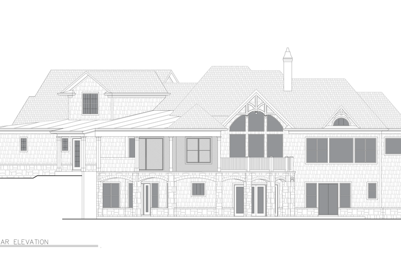 House Design - Exterior - Other Elevation 1 for Craftsman House Plan #54-700 - 3 bed, 2 bath
