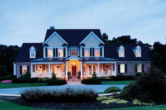 Exterior - Front Elevation 5 for Farmhouse House Plan #929-16 - 4 bed, 3.5 bath