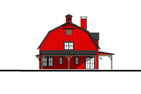 Exterior - Other Elevation for Barndominium House Plan #1103-6 - 3 bed, 2.5 bath