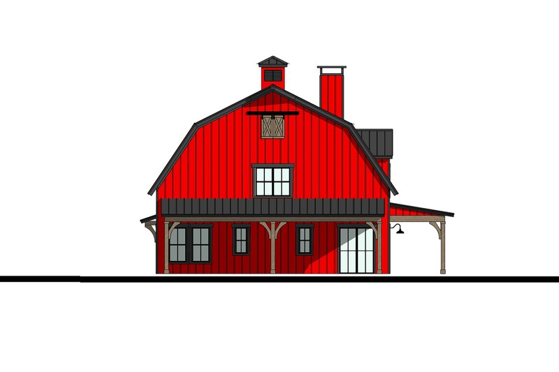 House Design - Exterior - Other Elevation for Barndominium House Plan #1103-6 - 3 bed, 2.5 bath