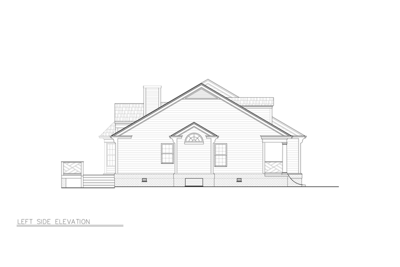 House Plan Design - Exterior - Other Elevation 2 for Traditional House Plan #119-355 - 3 bed, 2.5 bath