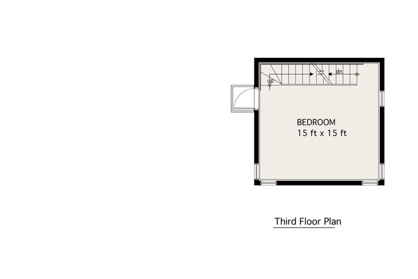 Modern Floor Plan - Upper Floor Plan #905-3
