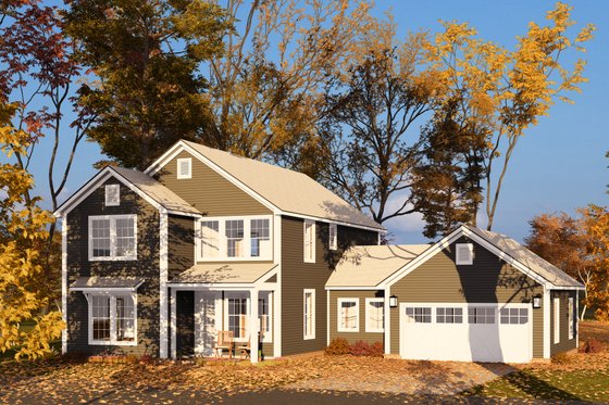 Exterior - Other Elevation 3 for Farmhouse House Plan #513-2308 - 4 bed, 3.5 bath