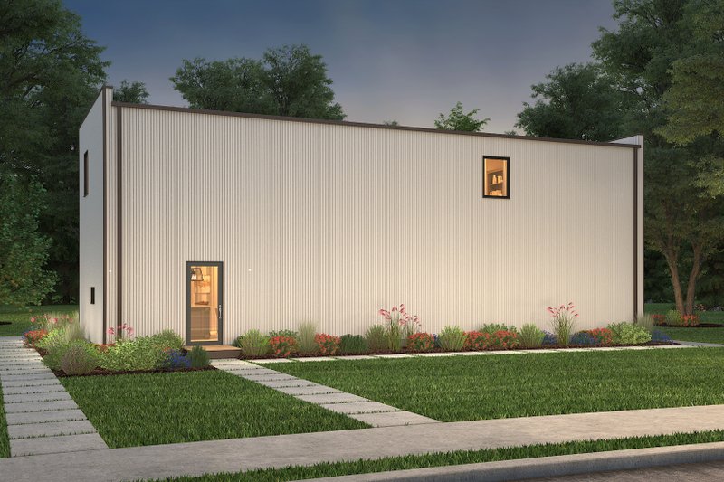 Architectural House Design - Exterior - Front Elevation 3 for Modern House Plan #497-18 - 3 bed, 2.5 bath