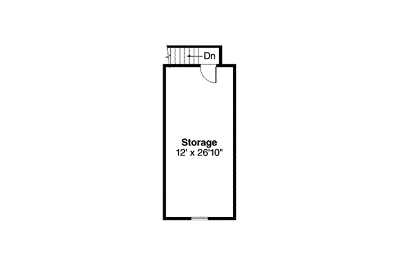 Home Plan - Floor Plan - Other Floor for Ranch House Plan #124-526 - 2 bed, 2 bath