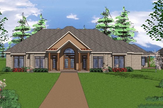 2800 square foot European home
