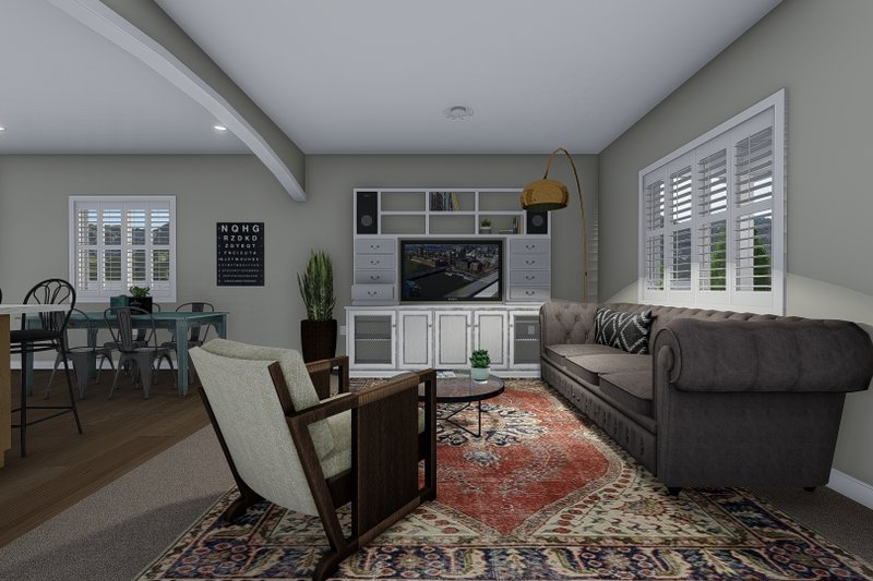 House Plan Design - Interior - Family Room for Traditional House Plan #1060-54 - 4 bed, 3 bath