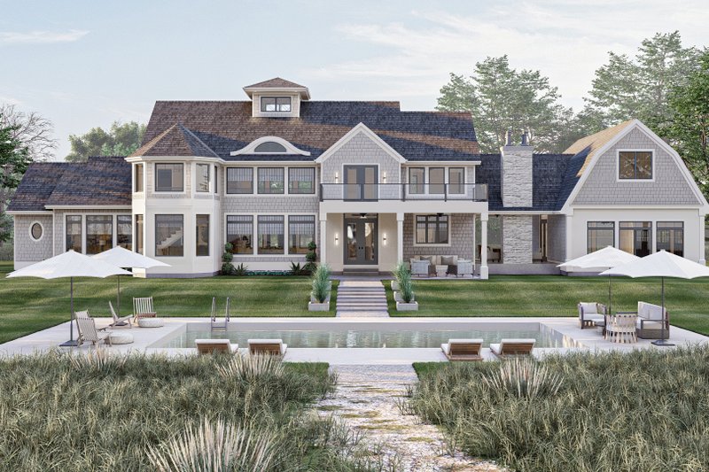 House Plan Design - Exterior - Other Elevation 6 for Farmhouse House Plan #455-710 - 4 bed, 4 bath