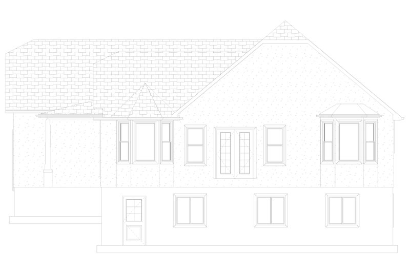 House Blueprint - Exterior - Other Elevation 3 for Farmhouse House Plan #1060-108 - 2 bed, 2 bath