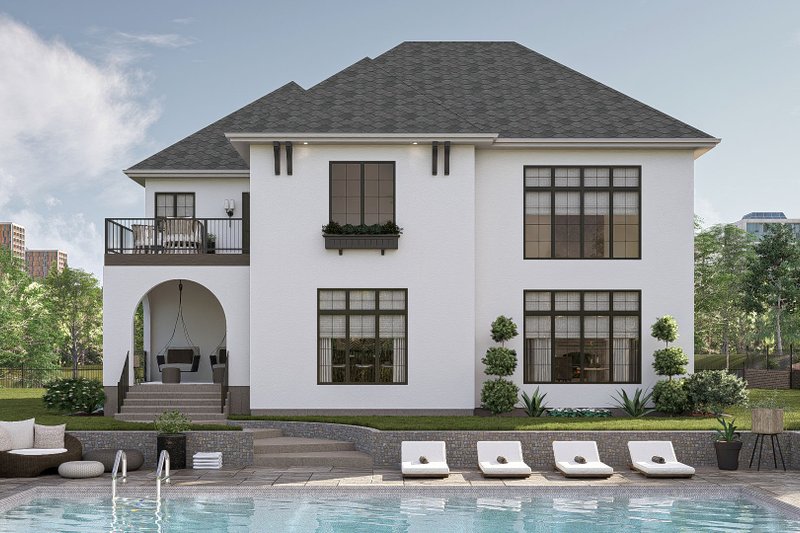 Architectural House Design - Exterior - Rear Elevation for Victorian House Plan #455-376 - 3 bed, 2.5 bath