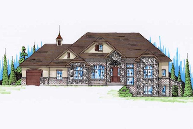 Dream House Plan - Traditional Exterior - Front Elevation Plan #5-270