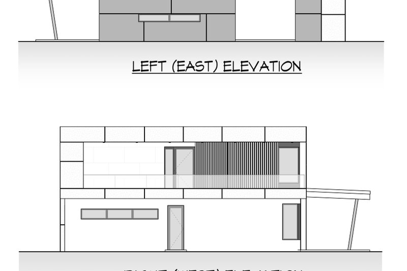 Dream House Plan - Exterior - Other Elevation 3 for Modern House Plan #1066-326 - 5 bed, 4 bath