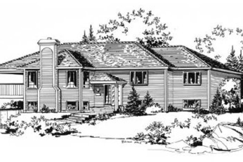 House Blueprint - Bungalow Exterior - Front Elevation Plan #18-9004