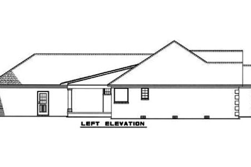 Architectural House Design - Exterior - Other Elevation for Traditional House Plan #17-2293 - 3 bed, 2.5 bath