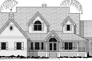 Traditional Exterior - Front Elevation Plan #67-461