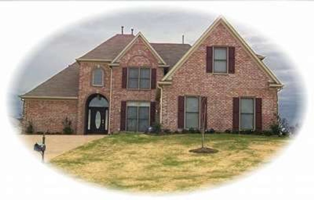 Exterior - Front Elevation 2 for European House Plan #81-1080 - 3 bed, 2.5 bath