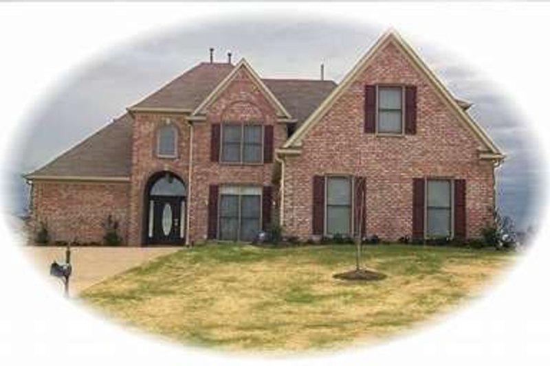 Exterior - Front Elevation 2 for European House Plan #81-1080 - 3 bed, 2.5 bath
