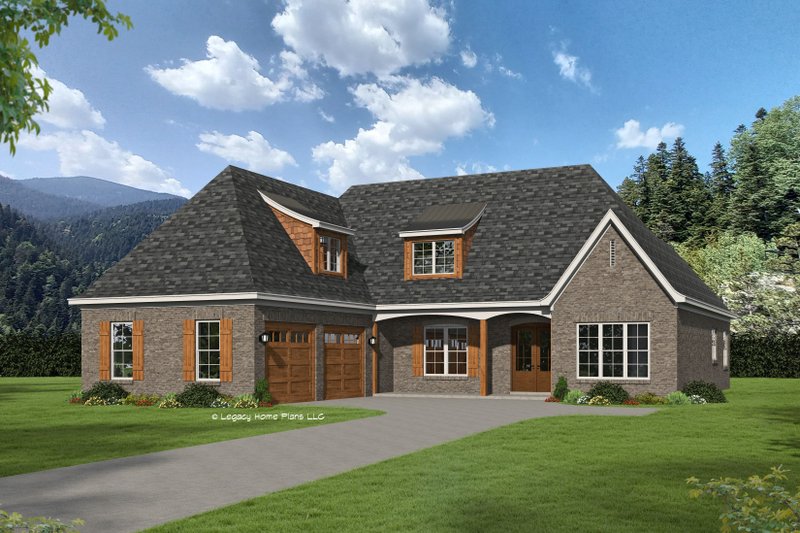 Home Plan - European Exterior - Front Elevation Plan #932-698