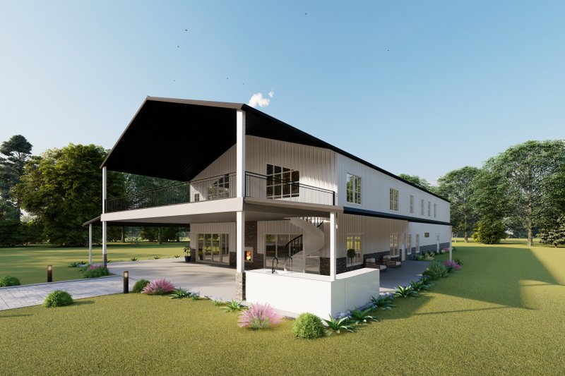 House Plan Design - Exterior - Other Elevation for Barndominium House Plan #1107-42 - 4 bed, 3.5 bath