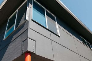 Exterior - Rear Elevation 1 for Modern House Plan #450-6 - 3 bed, 2.5 bath