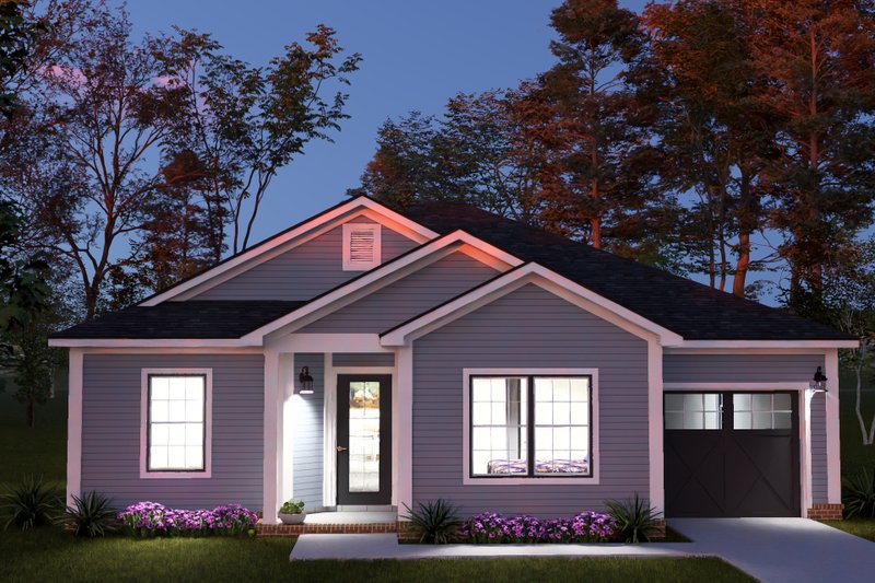 Architectural House Design - Exterior - Other Elevation 5 for Cottage House Plan #513-2467 - 4 bed, 3 bath