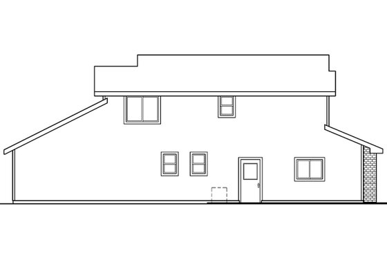 Exterior - Other Elevation House Plan #124-595 - 3 bed, 2.5 bath