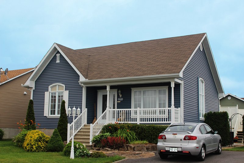Home Plan - Exterior - Front Elevation 3 for Cottage House Plan #23-609 - 2 bed, 1 bath