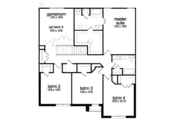 Traditional Style House Plan - 4 Beds 2.5 Baths 2879 Sq/Ft Plan #84-385 